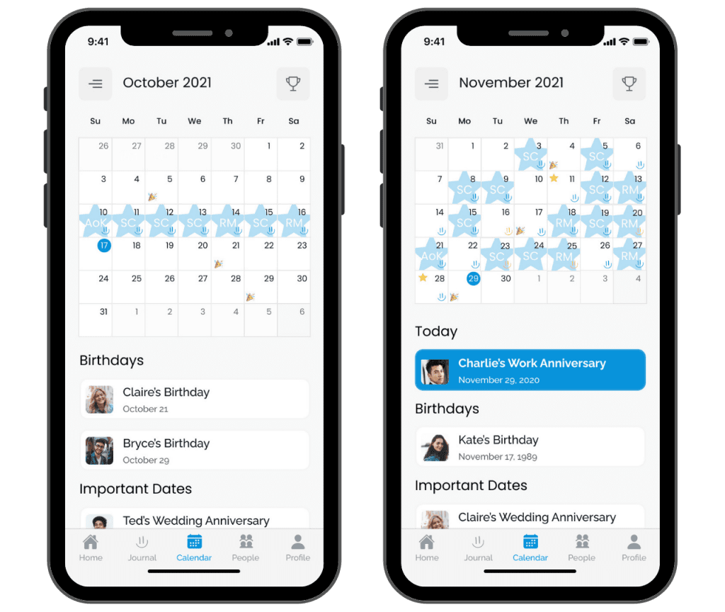 Accountability Calendar - Do Happy Happiness & Kindness App - a little dose of happy
