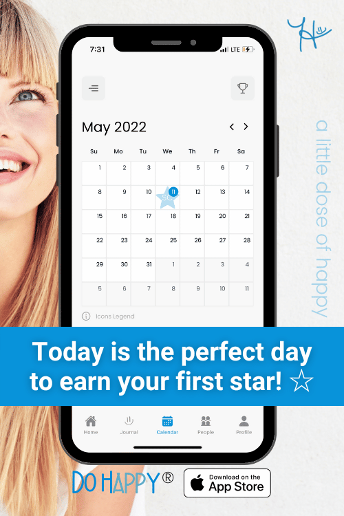 Earn Your First Star Today - Do Happy App - a little dose of happy