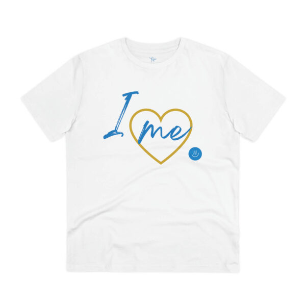 organic I ♥ me t-shirt in white - a little dose of happy organic I ♥ me t-shirt in white - a little dose of happy