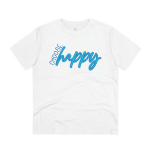 organic choose happy t-shirt