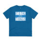 organic it's the little things t-shirt in royal blue - a little dose of happy