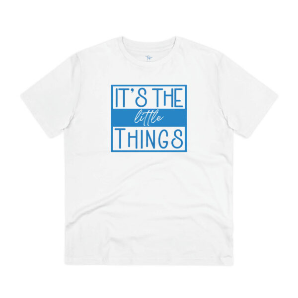 organic it's the little things t-shirt in white - a little dose of happy organic it's the little things t-shirt in white - a little dose of happy